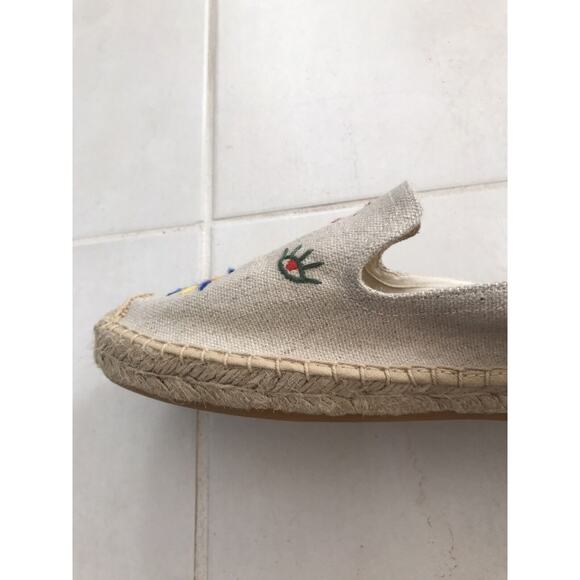 Soludos Flats Espadrilles Embroidered Multicolor - Picture 8 of 10